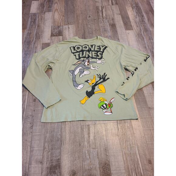 Looney Tunes Tops - Looney tunes small womens sage long sleeve shirt